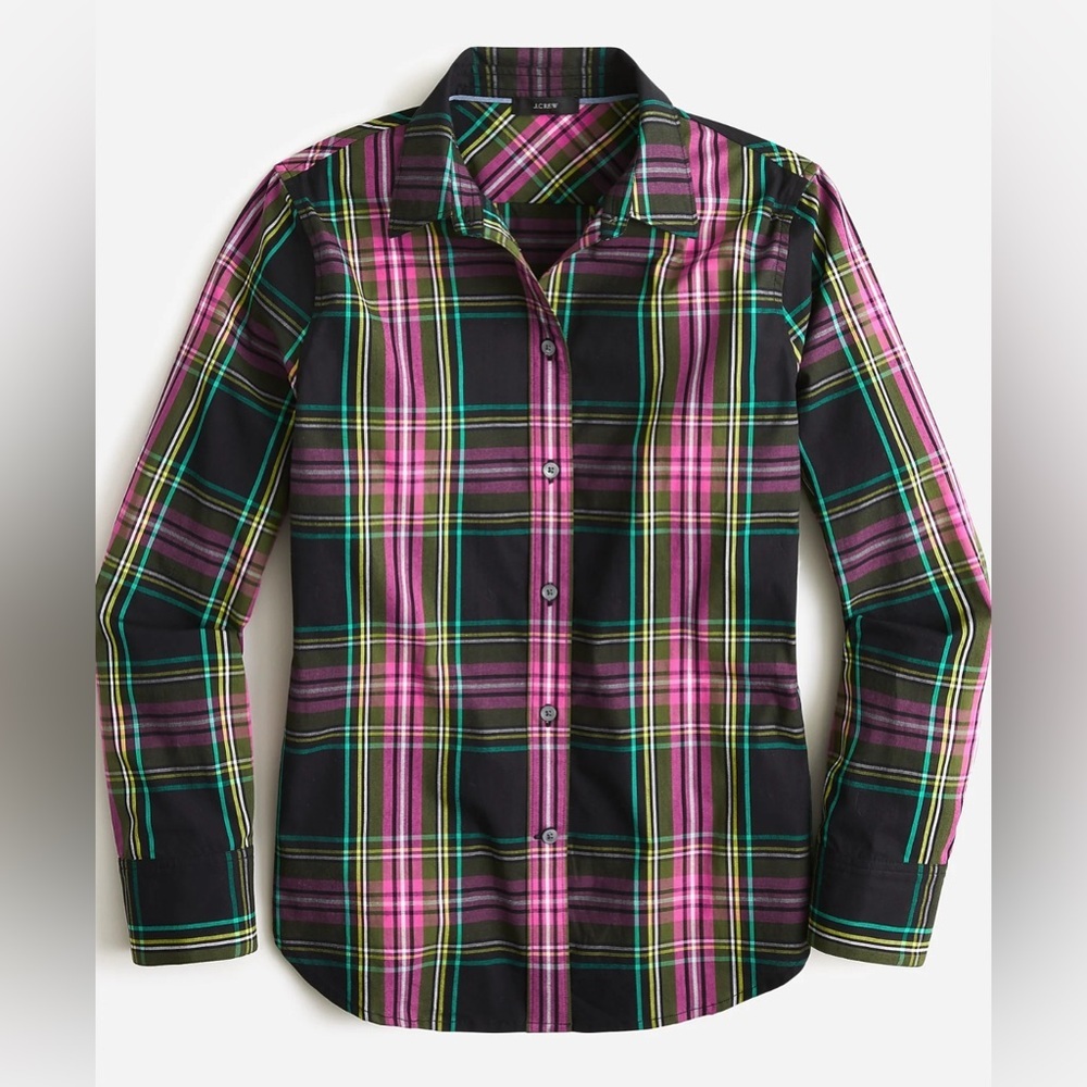 J. Crew Multicolor Plaid Shirt